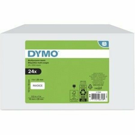 DYMO Label, Lw, 1/2 InchX1 Inch, Multipur DYM2173845